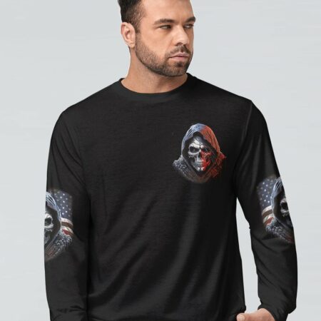 I AM THE STORM GRUMPY OLD MAN REAPER AMERICA FLAG ALL OVER PRINT - TLNZ0903232
