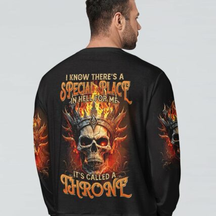 IT'S CALLED A THRONE FIRE SKULL ALL OVER PRINT - TLTM0902233