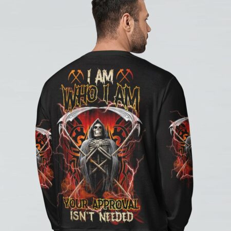 I AM WHO I AM SKULL ALL OVER PRINT - YHNT2303233