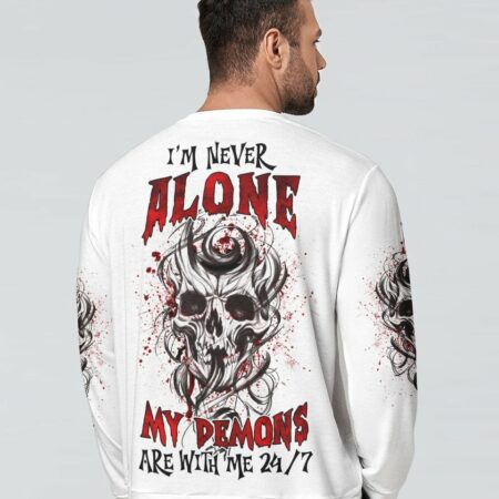 I'M NEVER ALONE SKULL REAPER ALL OVER PRINT - YHLN0302233