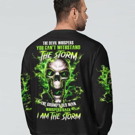 I AM THE STORM SKULL OLD MAN ALL OVER PRINT - TLTM2802234