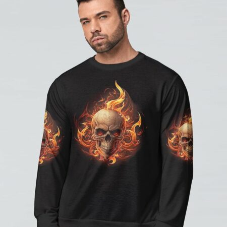 I CAN DO IT AGAIN FIRE SKULL ALL OVER PRINT - TLNZ0504233