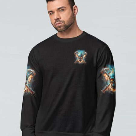 I CAN FIX STUPID BUT IT'S GONNA HURT AXE SKULL ALL OVER PRINT - TLNZ2403232