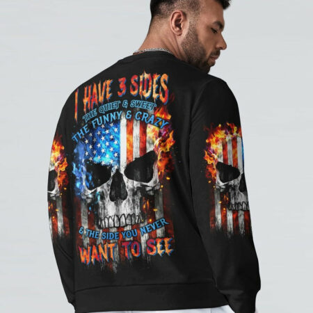 I HAVE THREE SIDES SKULL FLAG ALL OVER PRINT - TLTW1704234