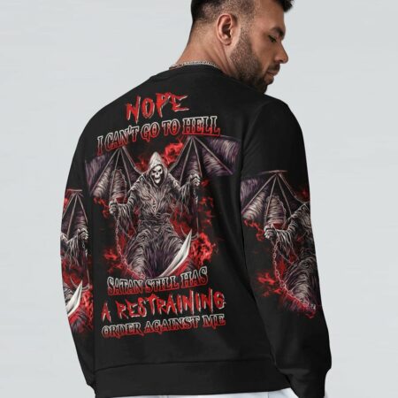 I CAN'T GO TO HELL REAPER SKULL ALL OVER PRINT - YHHN1301233