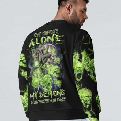 I'M NEVER ALONE SKULL REAPER ALL OVER PRINT - YHHN1101233