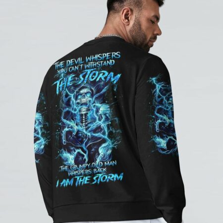 I AM THE STORM SKULL OLD MAN ALL OVER PRINT - TLTR0603231
