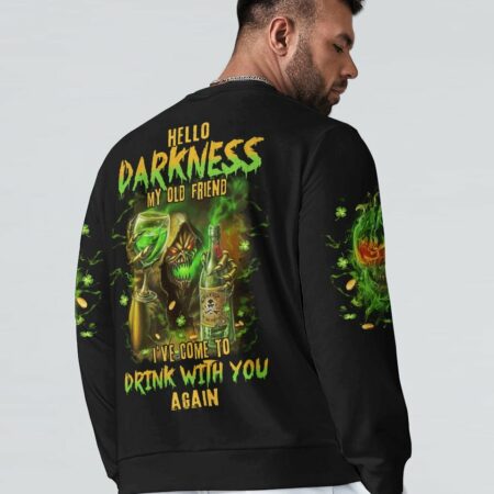HELLO DARKNESS MY OLD FRIEND REAPER PATRICK'S DAY ALL OVER PRINT - TLTM1101231