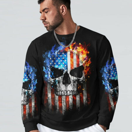 I HAVE THREE SIDES SKULL FLAG ALL OVER PRINT - TLTW1704234