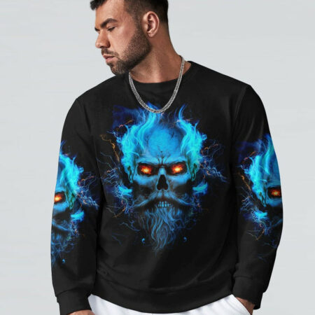 I NEVER DREAMED THAT ONE DAY GRUMPY OLD MAN SKULL ALL OVER PRINT - TLTW0704234