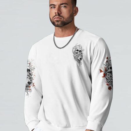 I'M THE ONE YOU MAY WANNA SKIP WOLF SKULL ALL OVER PRINT - TLNZ0604233