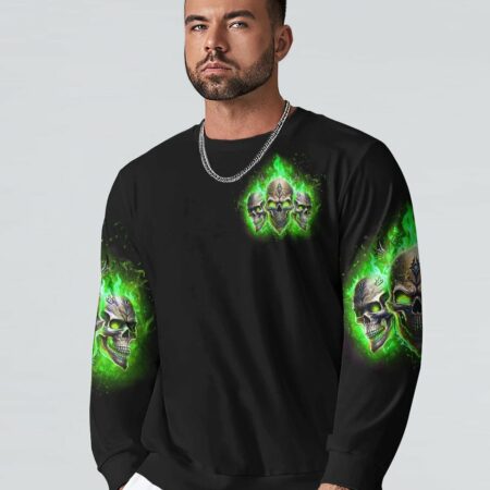 HEAVEN DON'T WANT ME SKULL ALL OVER PRINT - YHHN0902232