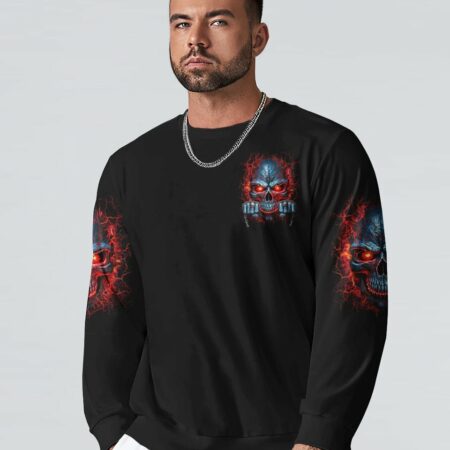 ATTITUDE PROBLEM MADLY SKULL ALL OVER PRINT - TLNO0704233