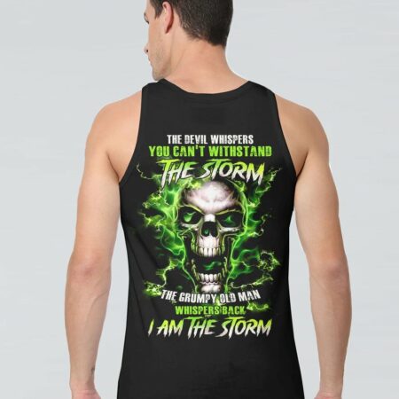 I AM THE STORM SKULL OLD MAN ALL OVER PRINT - TLTM2802234