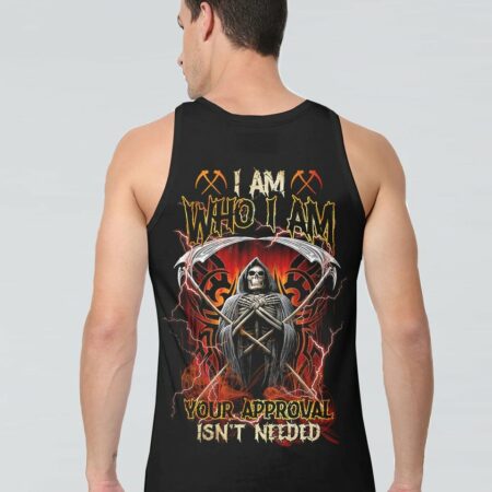 I AM WHO I AM SKULL ALL OVER PRINT - YHNT2303233
