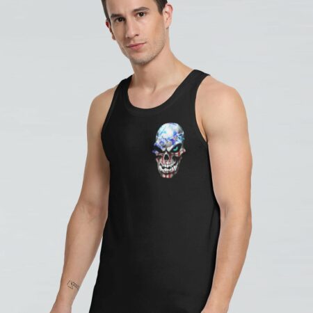 DON'T TRY TO FIGURE ME OUT AMERICA SKULL ALL OVER PRINT - TLTR2003235