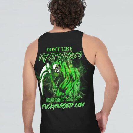 DON'T LIKE MY ATTITUDE SKULL ALL OVER PRINT - YHHN2203232