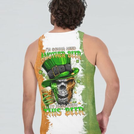 I'M GONNA NEED ANOTHER BEER SKULL PATRICK'S DAY ALL OVER PRINT - TLTM1201231