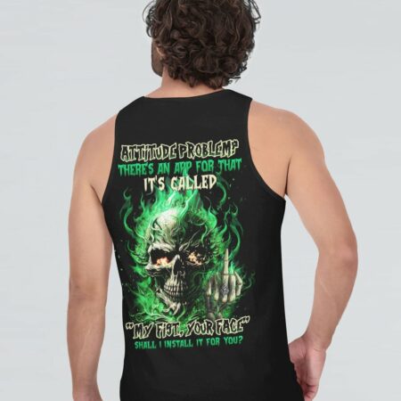 ATTITUDE PROBLEM SKULL ALL OVER PRINT - TLTW2003234