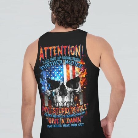 ATTENTION I AM OUT OF ORDER SKULL FLAG ALL OVER PRINT - TLTW2704233