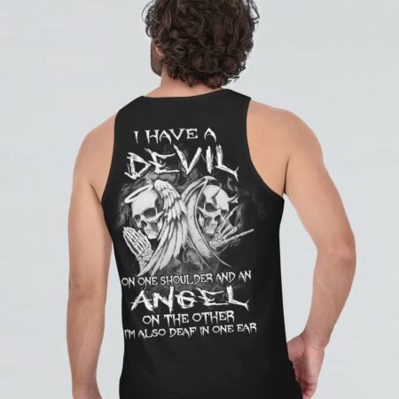 I HAVE A DEVIL ON ONE SHOULDER ALL OVER PRINT - YHHN2303234
