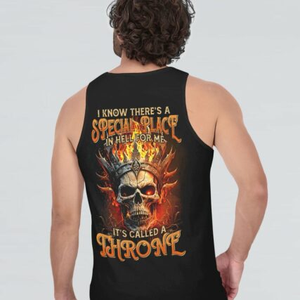 IT'S CALLED A THRONE FIRE SKULL ALL OVER PRINT - TLTM0902233