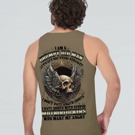I AM A GRUMPY OLD MAN GOTHIC SKULL WINGS ALL OVER PRINT - TLTR0602231