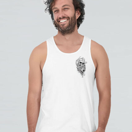 I'M THE ONE YOU MAY WANNA SKIP WOLF SKULL ALL OVER PRINT - TLNZ0604233