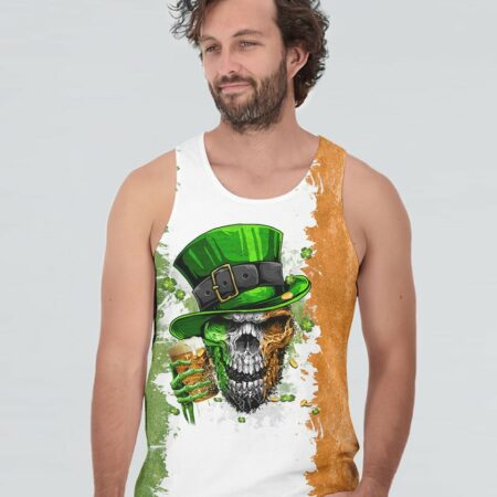 I'M GONNA NEED ANOTHER BEER SKULL PATRICK'S DAY ALL OVER PRINT - TLTM1201231