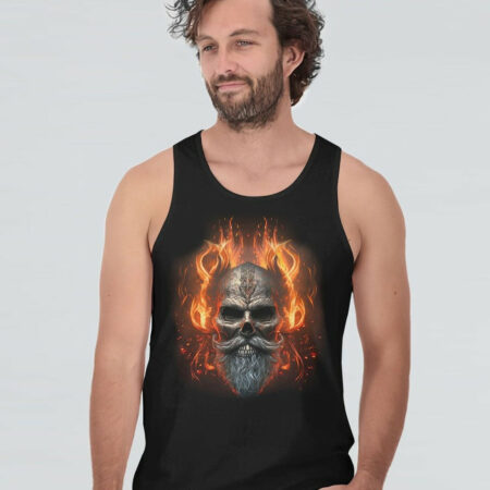 DON'T PISS OFF A GRUMPY GRANDPA SKULL ALL OVER PRINT - TLNO0704232