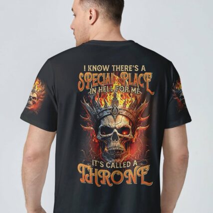 IT'S CALLED A THRONE FIRE SKULL ALL OVER PRINT - TLTM0902233