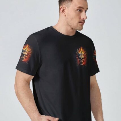 IT'S CALLED A THRONE FIRE SKULL ALL OVER PRINT - TLTM0902233
