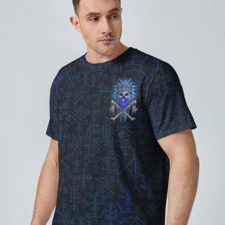 I CAN FIX STUPID NATIVE SKULL ALL OVER PRINT - TLTM3101234