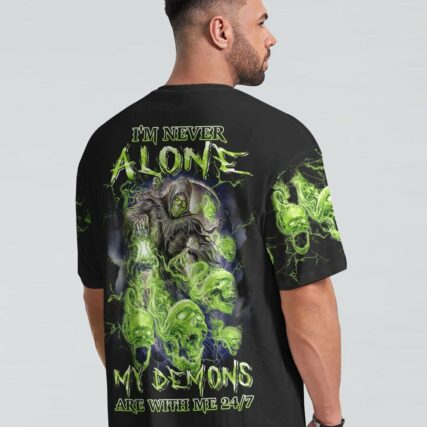 I'M NEVER ALONE SKULL REAPER ALL OVER PRINT - YHHN1101233