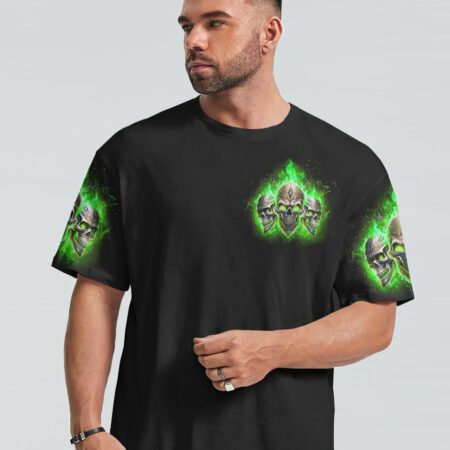 HEAVEN DON'T WANT ME SKULL ALL OVER PRINT - YHHN0902232