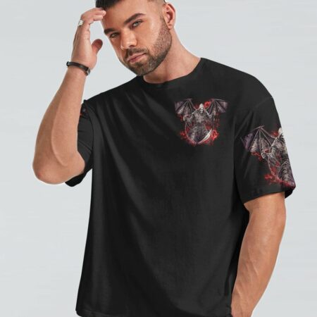 I CAN'T GO TO HELL REAPER SKULL ALL OVER PRINT - YHHN1301233