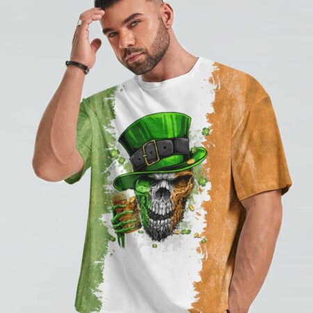 I'M GONNA NEED ANOTHER BEER SKULL PATRICK'S DAY ALL OVER PRINT - TLTM1201231