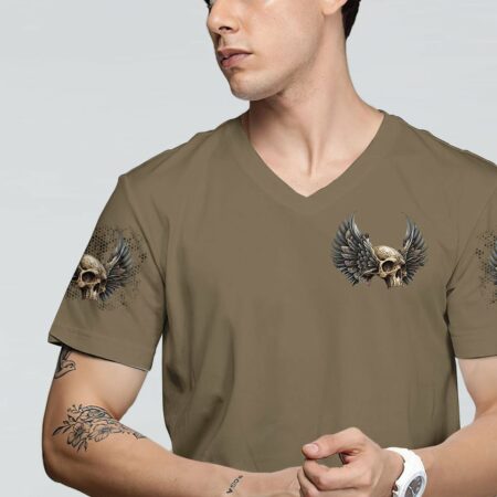I AM A GRUMPY OLD MAN GOTHIC SKULL WINGS ALL OVER PRINT - TLTR0602231