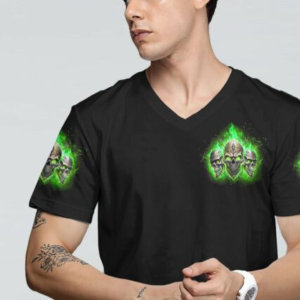 HEAVEN DON'T WANT ME SKULL ALL OVER PRINT - YHHN0902232