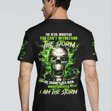 I AM THE STORM SKULL OLD MAN ALL OVER PRINT - TLTM2802234