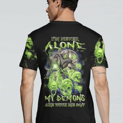 I'M NEVER ALONE SKULL REAPER ALL OVER PRINT - YHHN1101233