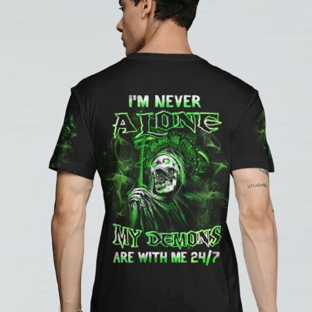 I'M NEVER ALONE SKULL ALL OVER PRINT - YHHN2103233