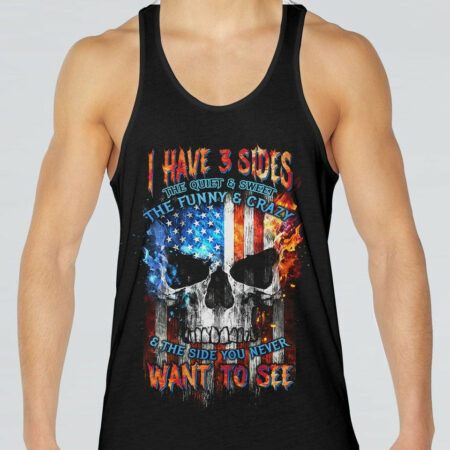 I HAVE THREE SIDES SKULL FLAG ALL OVER PRINT - TLTW1704234