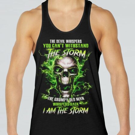 I AM THE STORM SKULL OLD MAN ALL OVER PRINT - TLTM2802234