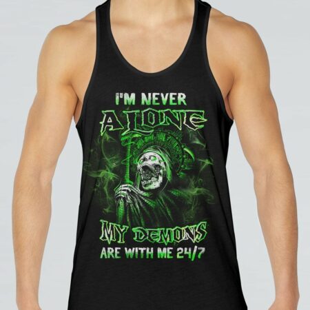 I'M NEVER ALONE SKULL ALL OVER PRINT - YHHN2103233