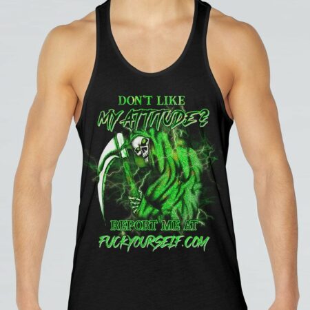 DON'T LIKE MY ATTITUDE SKULL ALL OVER PRINT - YHHN2203232