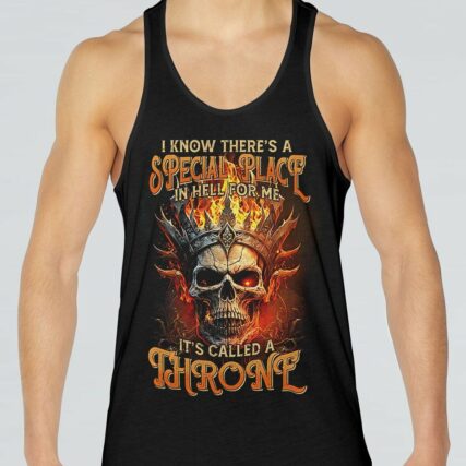 IT'S CALLED A THRONE FIRE SKULL ALL OVER PRINT - TLTM0902233