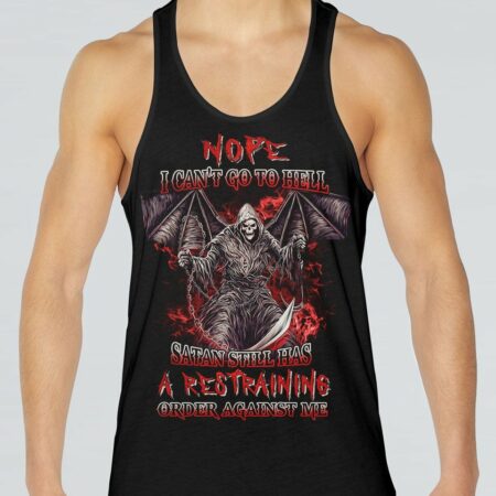 I CAN'T GO TO HELL REAPER SKULL ALL OVER PRINT - YHHN1301233