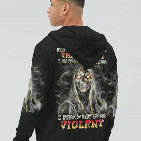 DON'T EVER THINK I FORGOT HOW TO BE VIOLENT ALL OVER PRINT - YHHN2403231