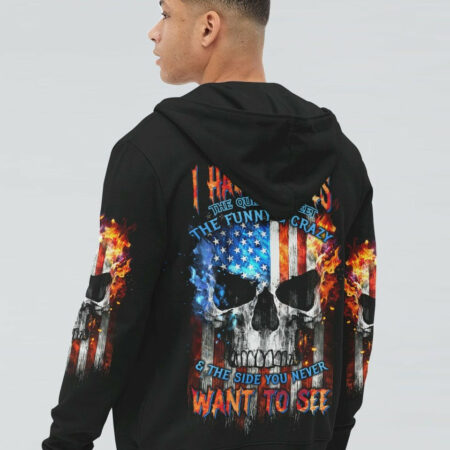 I HAVE THREE SIDES SKULL FLAG ALL OVER PRINT - TLTW1704234
